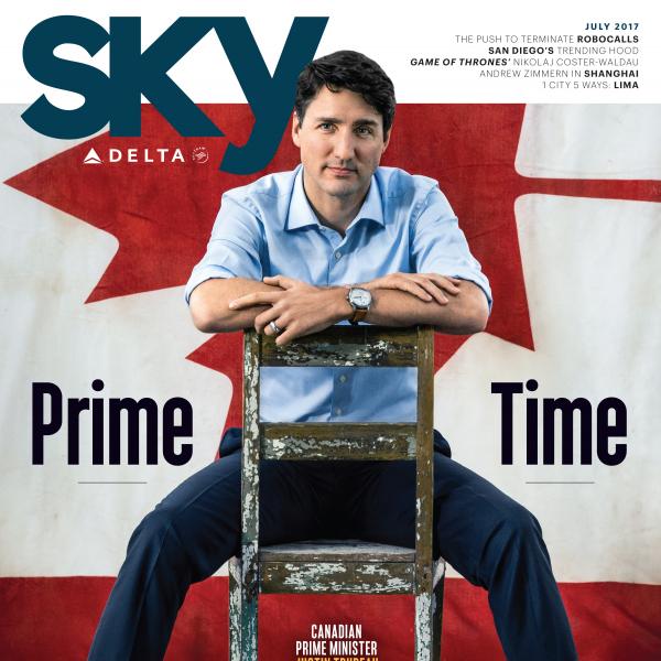 July 2017 Delta Sky cover