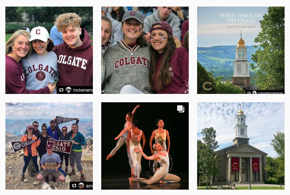 Colgate University Instagram